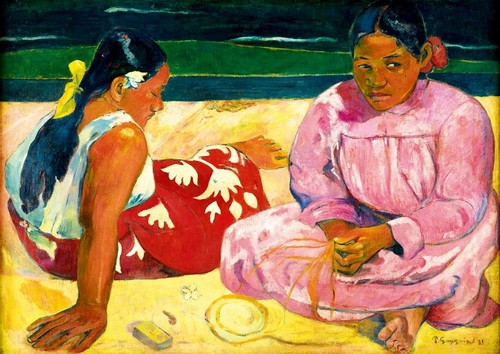 Jigsaw puzzle gauguin tahitian - jigsaw,