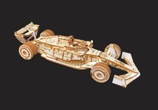 Laser Cut Wooden Red Bull F1