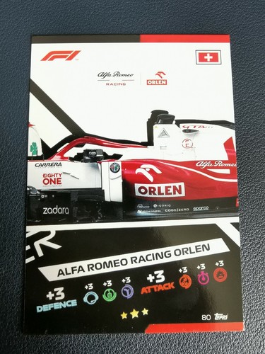 2021 topps turbo attax - topps, f1